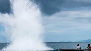 Pengeboman ikan oleh nelayan di laut Berau. (redaksi/BT)