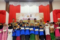 Tutup Ramadan, Polres Berau Buka Puasa Bareng Anak Yatim-Piatu