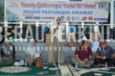 Jalin Silahturahmi Bupati Hadiri Halal Bihalal Warga Sei Bedungun