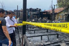 Diduga Selang Regulator Gas Bocor, Lima Bangunan di Tanjung Redeb Terbakar