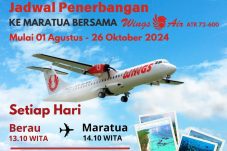 Rute Penerbangan Kalimarau-Pulau Maratua Mulai 1 Agustus 2024