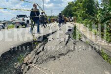 Jalan Nasional Penghubung Berau-Bulungan Ditetapkan Tanggap Darurat Usai 4 Titik Rusak Berat