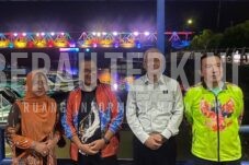 PT Berau Coal Turut Bantu Pembuatan Elemen Estetis Sisi Jembatan Sambaliung