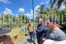 Jembatan Suaran Putus Akibat Banjir Bakal Dibangun Permanen