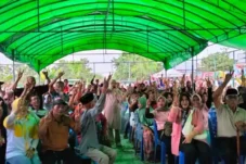 Sri Juniarsih dan Gamalis Kampanye di Gurimbang, Fokus pada Pertanian dan Infrastruktur