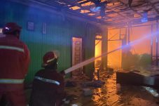 Duka di Awal Tahun, Kebakaran Hanguskan Tiga Rumah di Jalan Nusantara