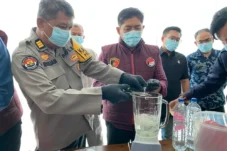 242 Gram Sabu Diblender dan 84 Gram Ganja Dibakar dalam Pemusnahan Barang Bukti di Polres Berau