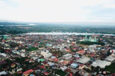 Foto udara wilayah Kecamatan Tanjung Redeb. (Berau Terkini)