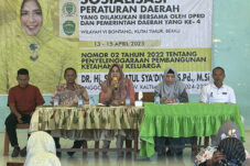 Menjaga Fondasi Bangsa dari Pesisir Berau, Syarifatul Sosialisasikan Perda Keluarga