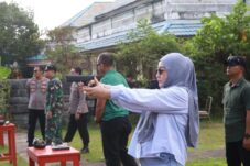 Latihan Menembak di Mako Brimob, Forkopimda Berau Uji Ketangkasan dan Soliditas