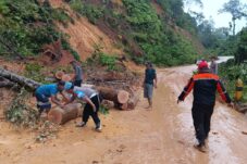 Tanah Longsor dan Pohon Tumbang di Jalur Kelay–Samarinda Sudah Dievakuasi, Arus Lalu Lintas Kembali Lancar