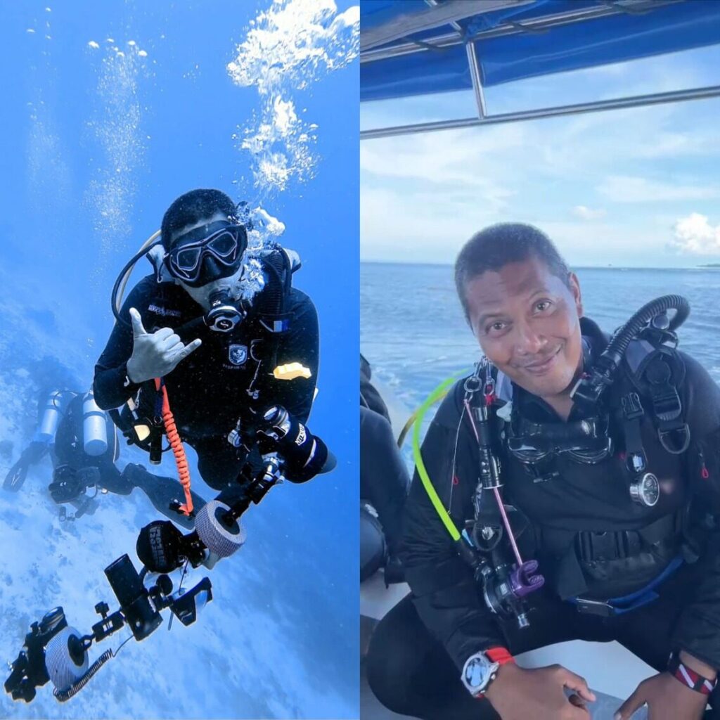 Johan Manachim, penyelam profesional Resort Noah Maratua, penemu jenazah turis asal China, Zhang Xiao Han, di perairan Kakaban.