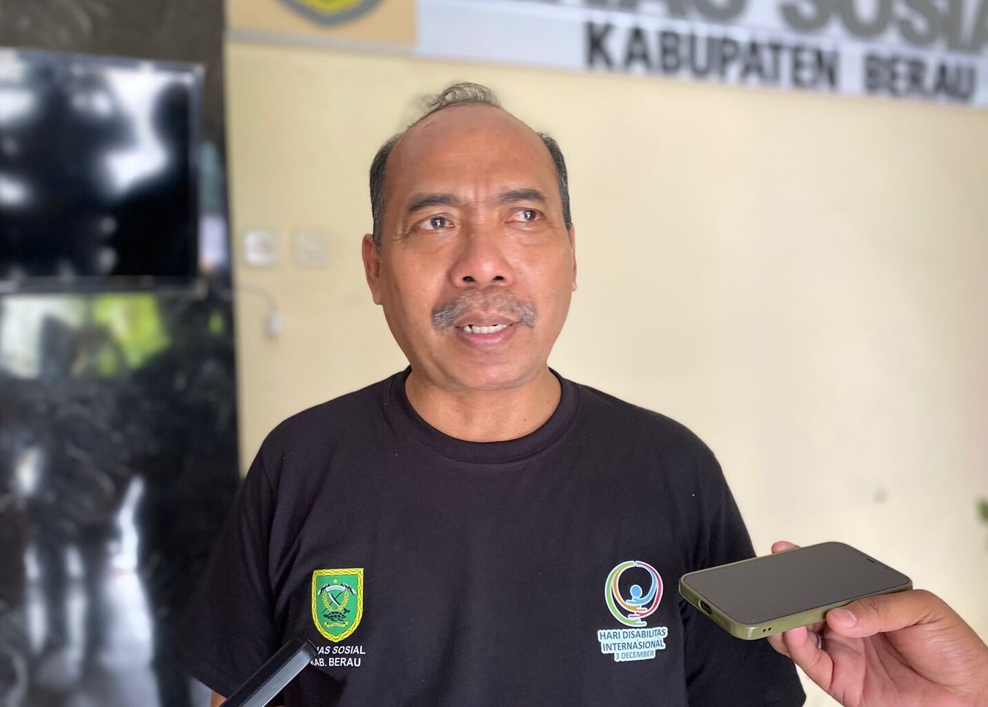 Kepala Dinsos Berau, Iswahyudi. (Diva)