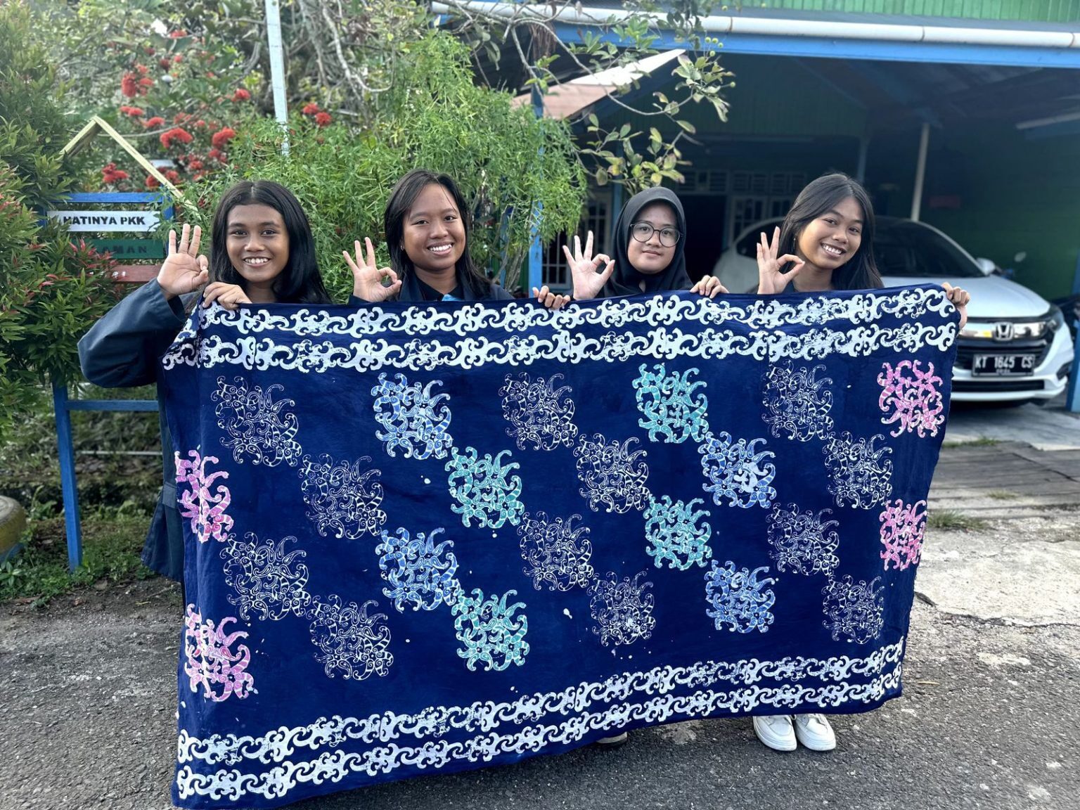 Pelatihan membatik di Rumah Batik Berau. (IST)