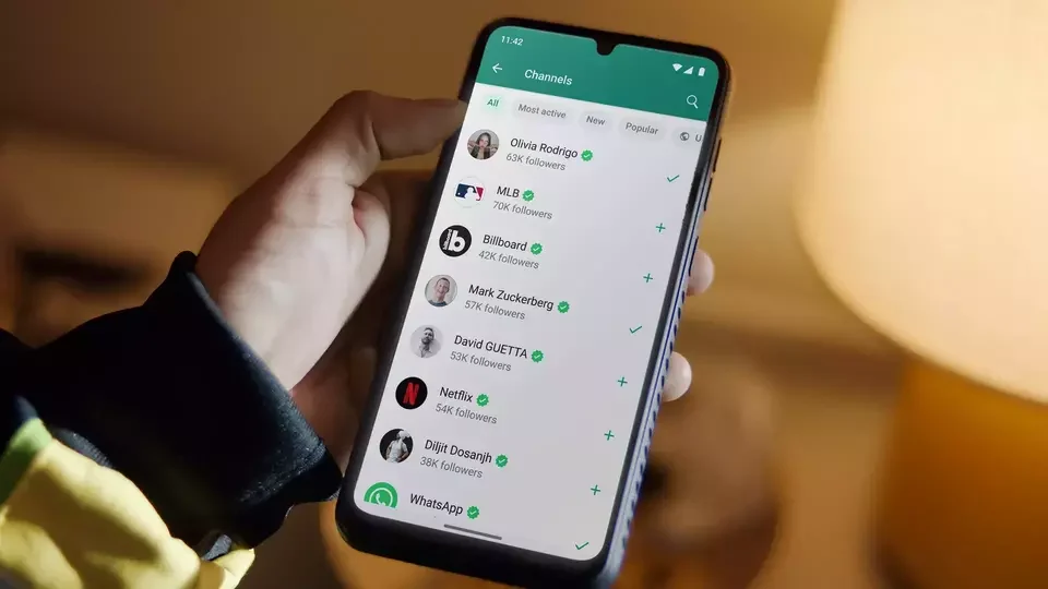 Ilustrasi Aplikasi Pesan Instan WhatsApp.