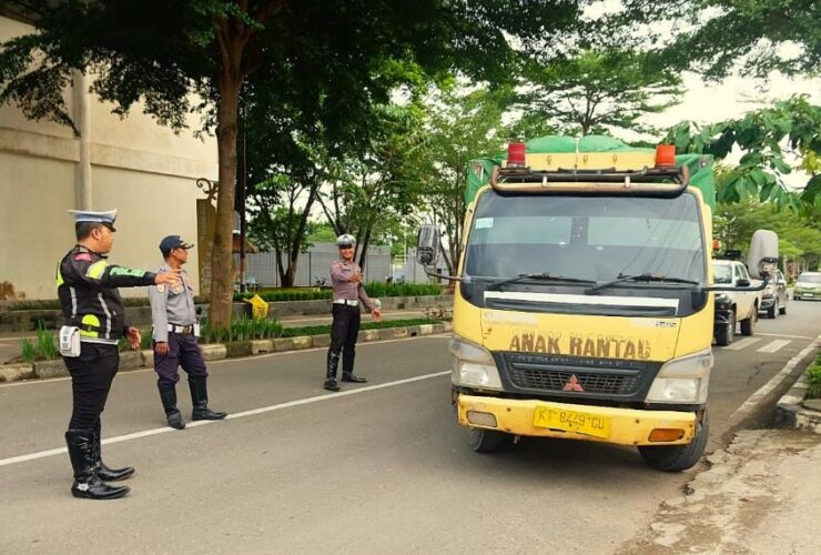 Truk Besar Melintas di Luar Jam Operasional, Satlantas Berau Perketat Pengawasan