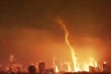 Serangan balasan Iran ke Tel Aviv Israel (X/@IRIran_Military)