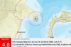 Dalam Sehari, Berau Diguncang Enam Kali Gempa Bumi, BMKG: Pusatnya di Kutai Timur