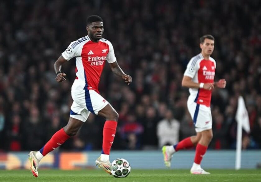 Pemain Arsenal Thomas Partey