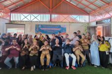 Pelatihan housekeeping yang digelar Dinas Kebudayaan dan Pariwisata Berau di Pulau Derawan.