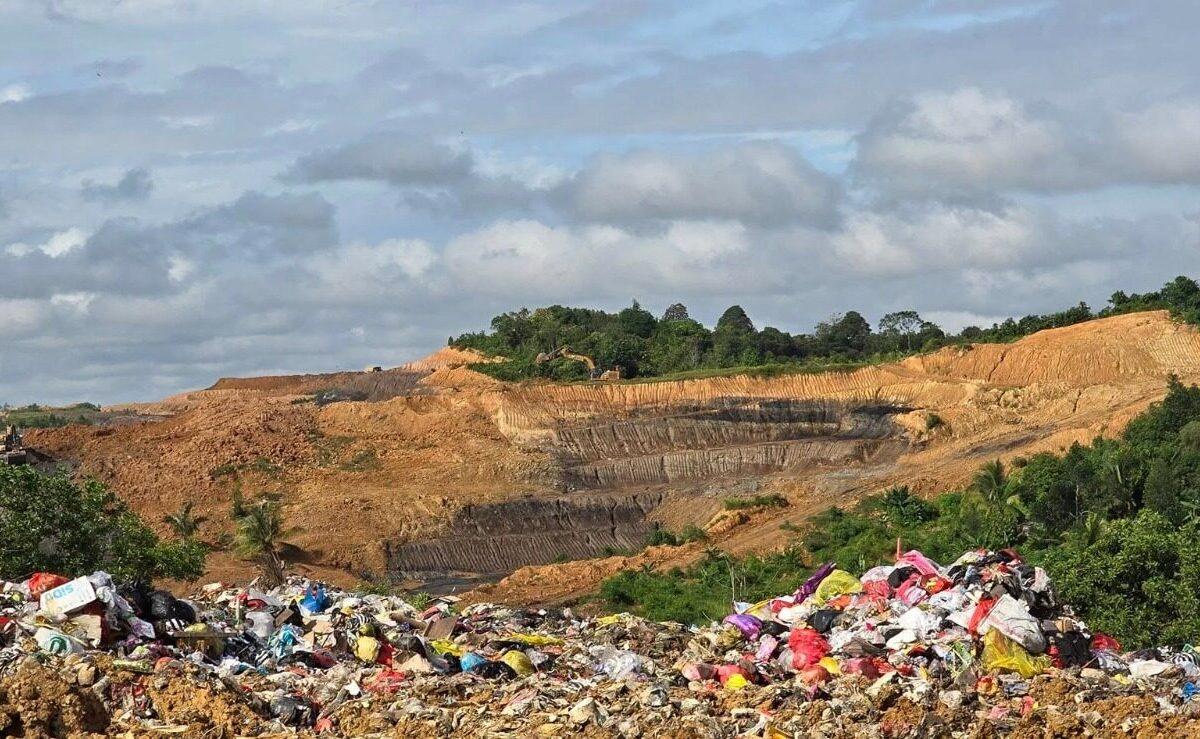 Potret pengelolaan sampah di TPA Bujangga. (Istimewa)