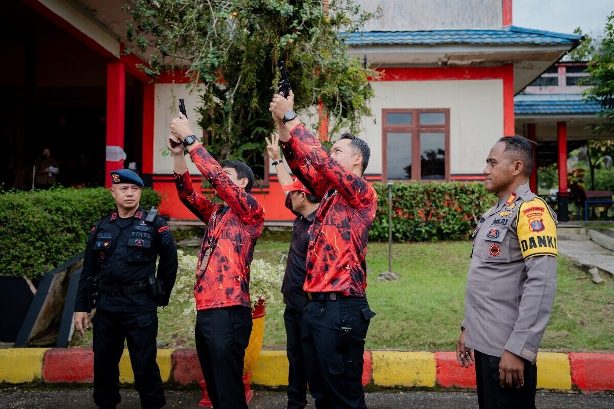 Pembukaan Kejuaraan Menembak Piala Bupati Berau 2025, Kamis (26/6/2025).