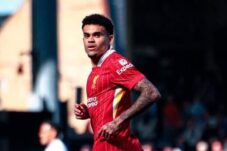 Pemain Liverpool Luis Diaz