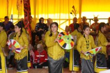 Perayaan Festival Bekudung Betiung 2025 di Kampung Tumbit Dayak, Kecamatan Sambaliung.