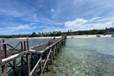 Kampung Teluk Harapan, Kecamatan Maratua, kerap alami blank spot.