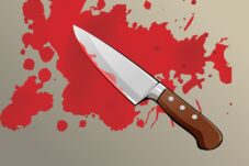 Ilustrasi bunuh diri pakai senjata tajam.