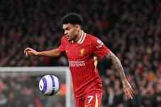 Pemain Liverpool Luis Diaz