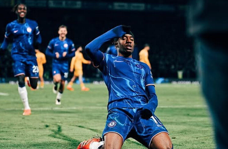 Pemain Chelsea Noni Madueke