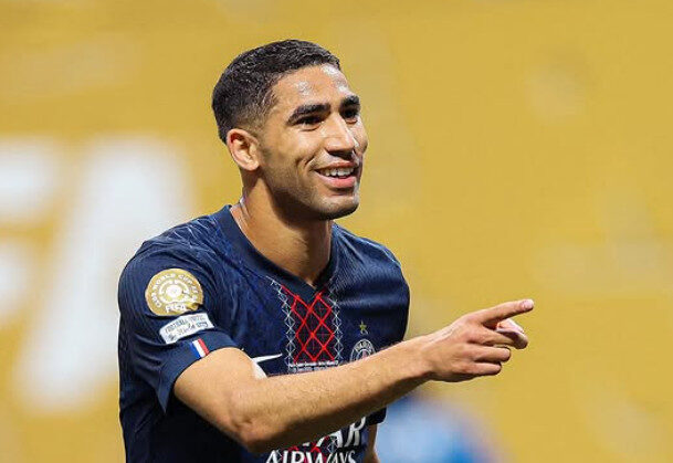 Pemain PSG Achraf Hakimi