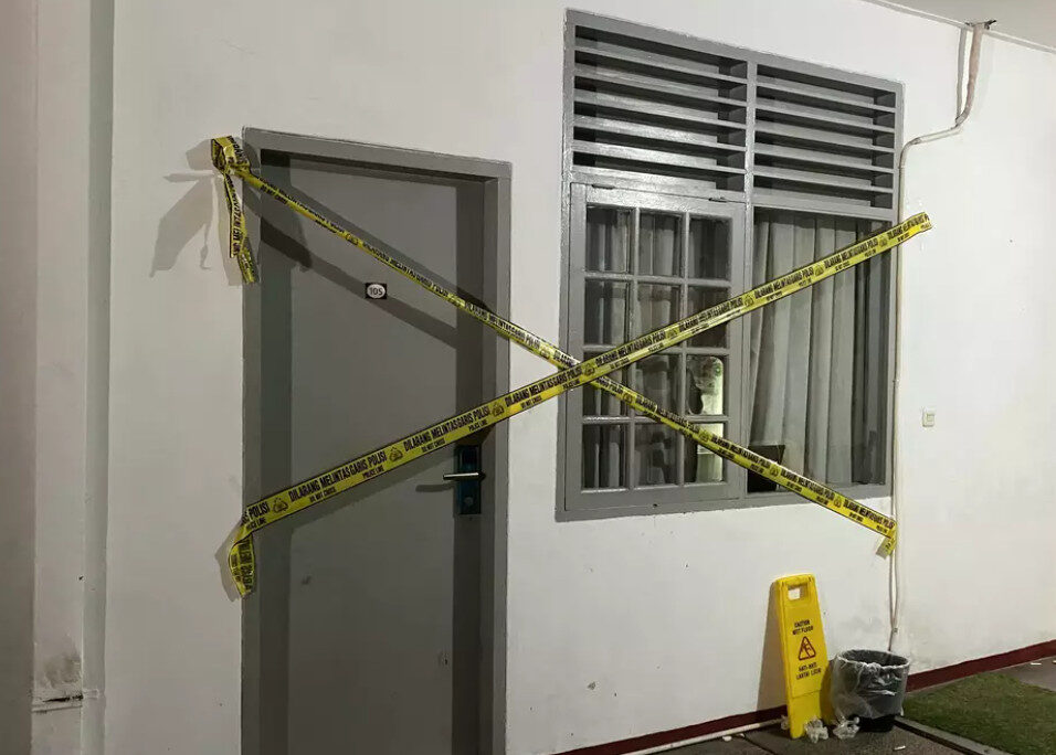 Kamar indekos lokasi penemuan mayat diplomat Kemenlu berinisial ADP