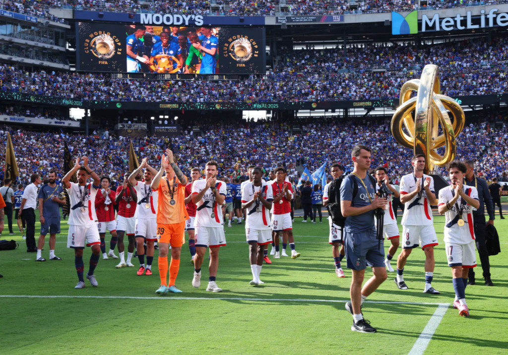 Tim PSG usai gagal juara Piala Dunia Antarklub