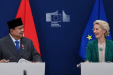 Presiden Prabowo dan Presiden Komisi UE Ursula von der Leyen