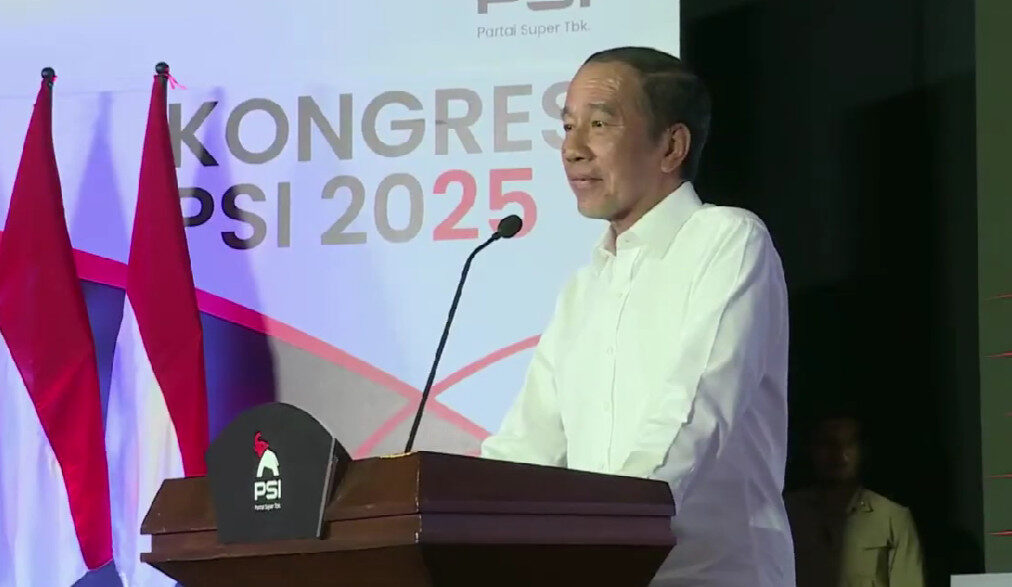 Presiden RI ke-7 Joko Widodo di Kongres PSI