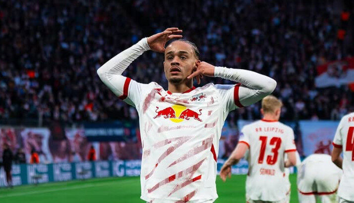 Pemain RB Leipzig Xavi Simons
