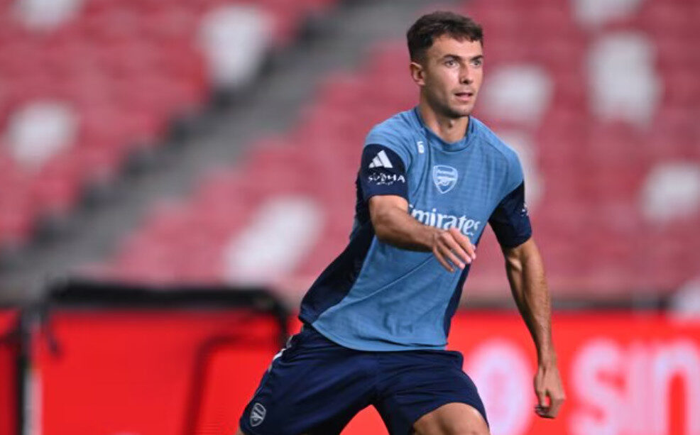 Sesi latihan Arsenal jelang laga pramusim melawan AC Milan