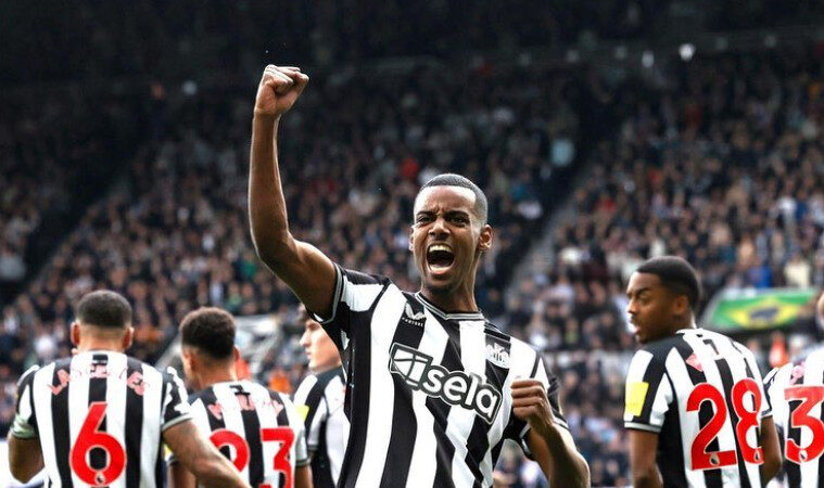 Pemain Newcastle United Alexander Isak