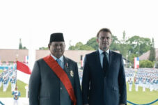 Presiden Prabowo dan Presiden Emmanuel Macron