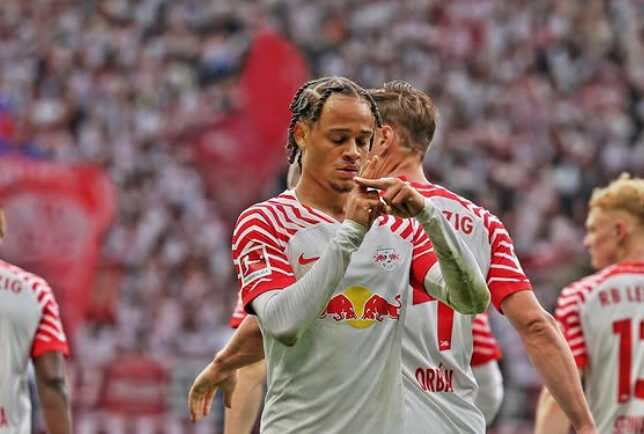 Pemain RB Leipzig Xavi Simons