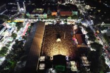 Potret suasana malam puncak Berau Expo 2024. (Aidil/BT)