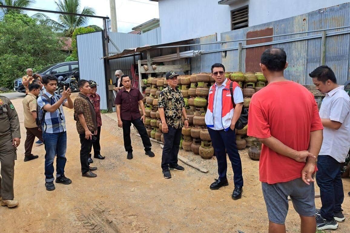Diskoperindag Berau berikan teguran pertama kepada sejumlah penyalur LPG 3 kilogram di Kecamatan Talisayan.
