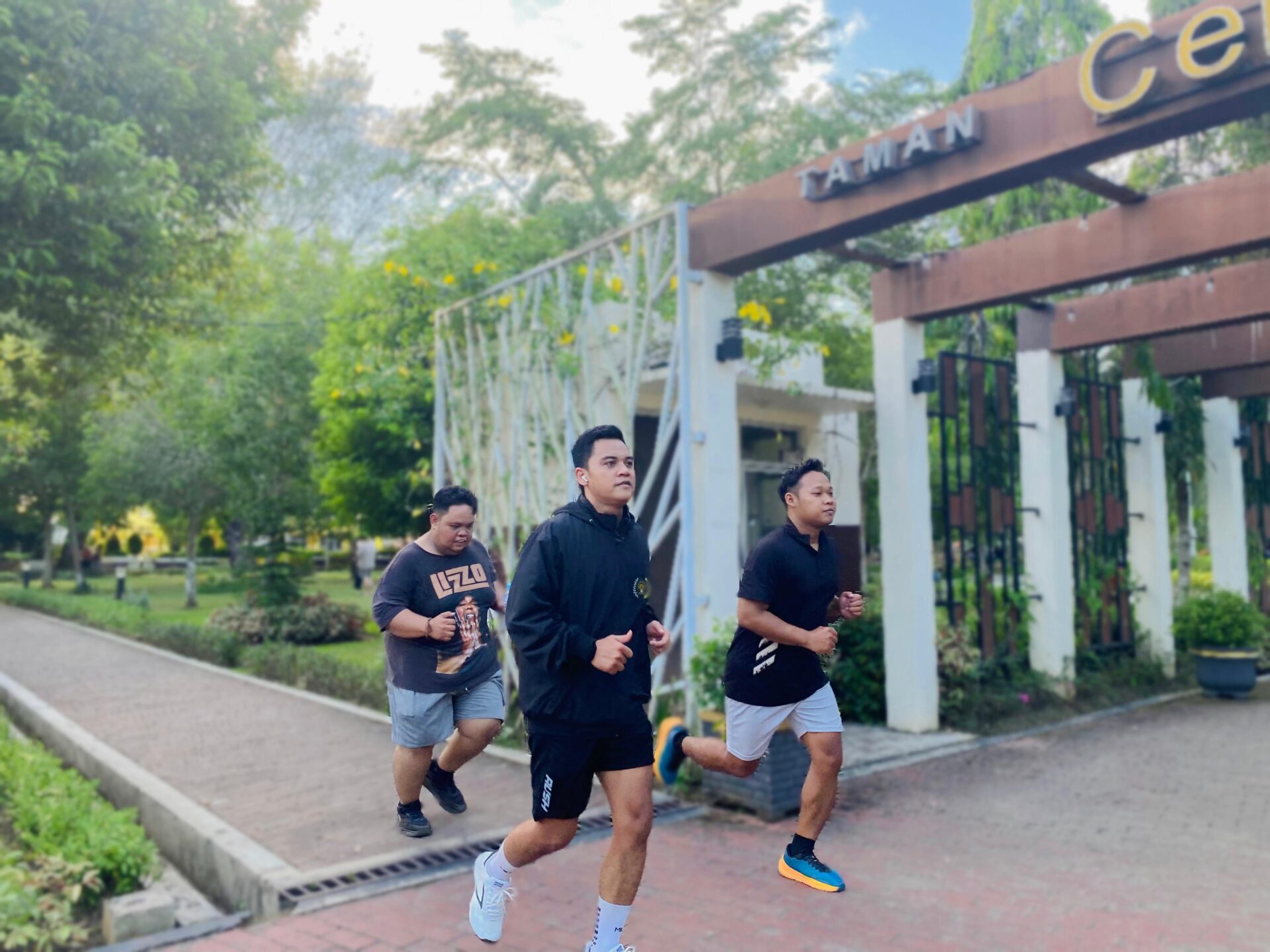 Lokasi jogging Taman Cendana