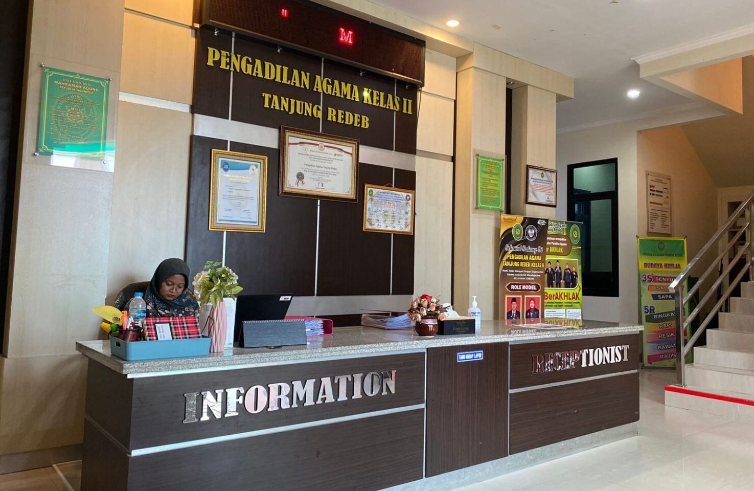 Pelayanan informasi di Kantor PA Tanjung Redeb. (Sulaiman BT)