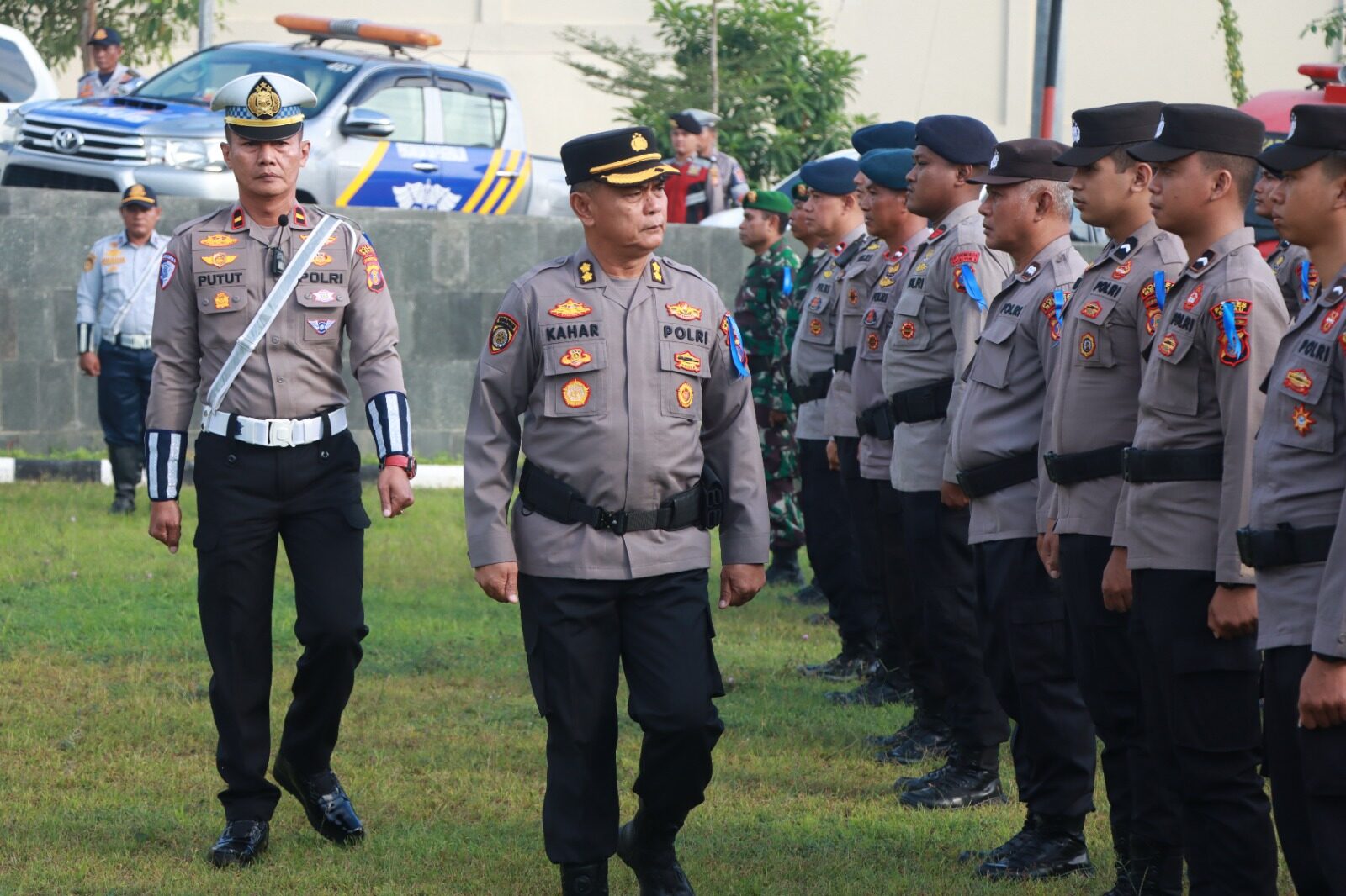 Polres Berau gelar apel operasi Patuh Mahakam 2025, Senin (14/7/2025).