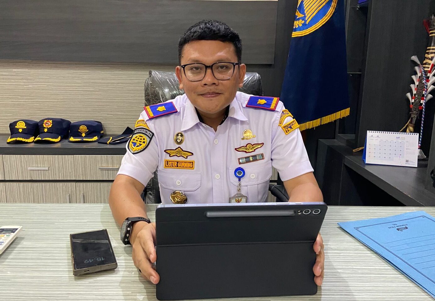 Kepala KUPP Kelas II Tanjung Redeb, Lister Martupa Gurning.