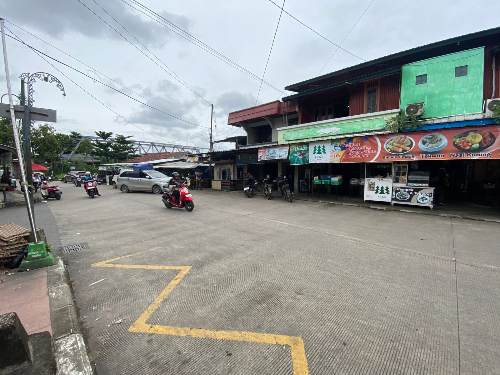 Kondisi terkini lokasi penangkapan terduga teroris di Jalan Milono, Tanjung Redeb, Berau