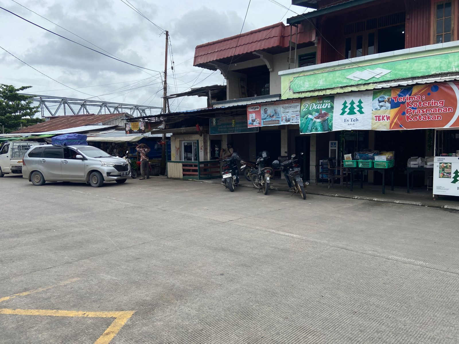 Kondisi terkini lokasi penangkapan terduga teroris di Jalan Milono, Tanjung Redeb, Berau